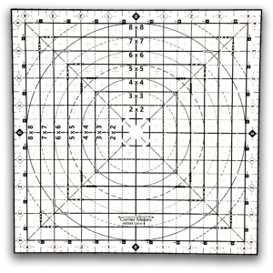 Center Meters 9x9 Ruler<br />(54 stickers included)